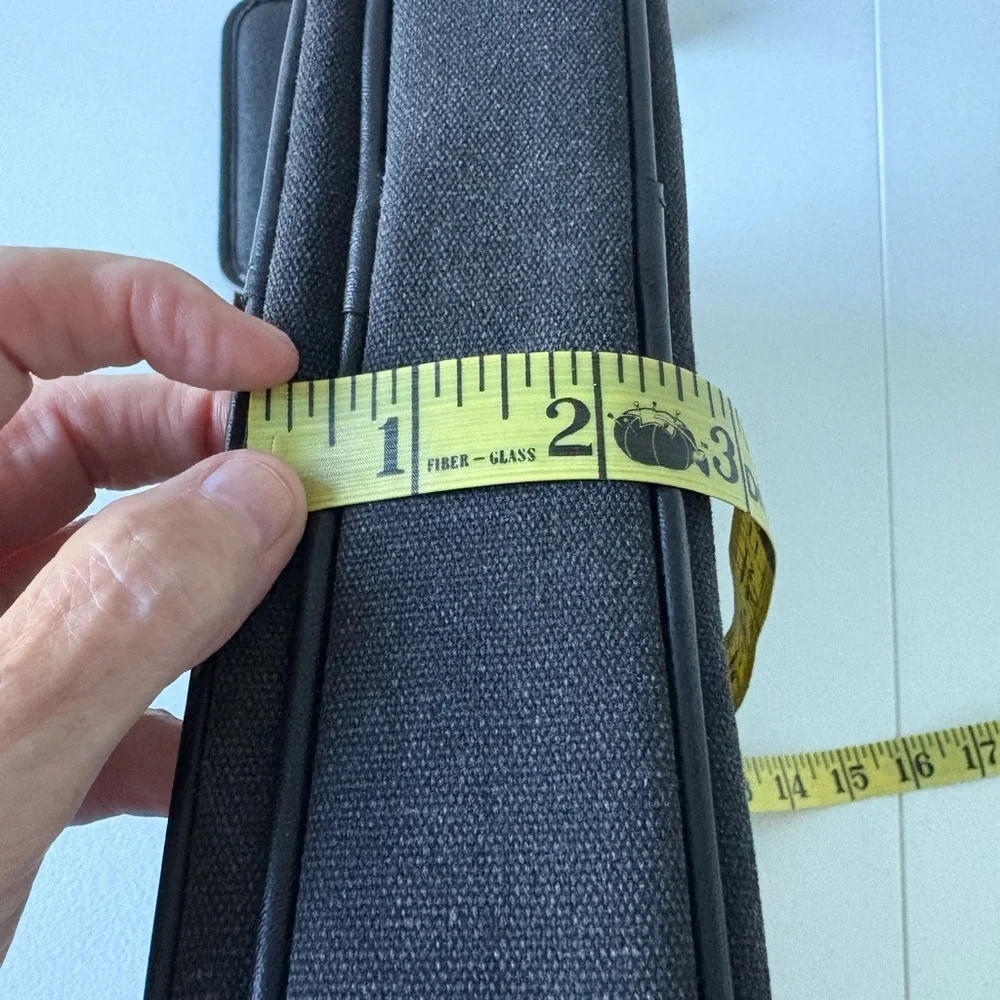 Eddie Bauer‎ Charcoal Black Messenger Bag Handle Shoulder Strap Office School